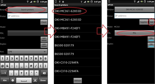 How to print documents directly from a smartphone or tablet Picture 5