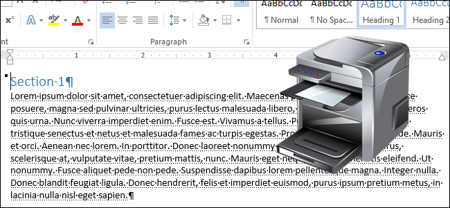 How to print hidden text in Word? Picture 1