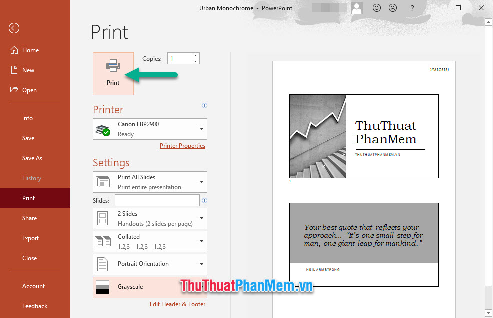 How to print PowerPoint Picture 7
