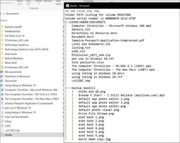 How to print the folder content structure in Windows 10 Picture 5