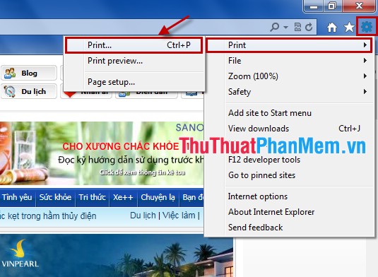 How to print web content through the browser Picture 4