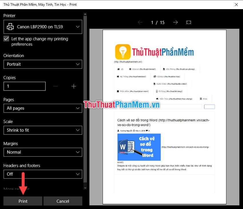 How to print website content on paper for reference Picture 7