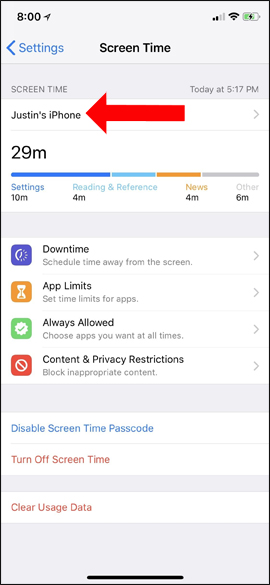 How to prohibit deleting iPhone applications, limiting the time to use applications on iOS 12 Picture 10