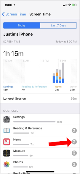 How to prohibit deleting iPhone applications, limiting the time to use applications on iOS 12 Picture 11