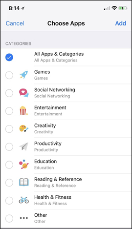 How to prohibit deleting iPhone applications, limiting the time to use applications on iOS 12 Picture 5