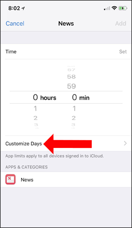 How to prohibit deleting iPhone applications, limiting the time to use applications on iOS 12 Picture 6