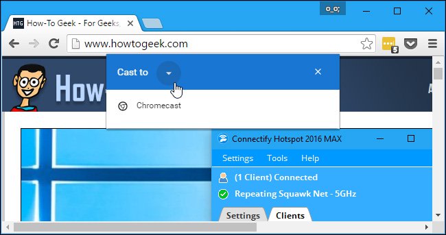 How to project a computer screen to a TV with Chromecast Picture 3