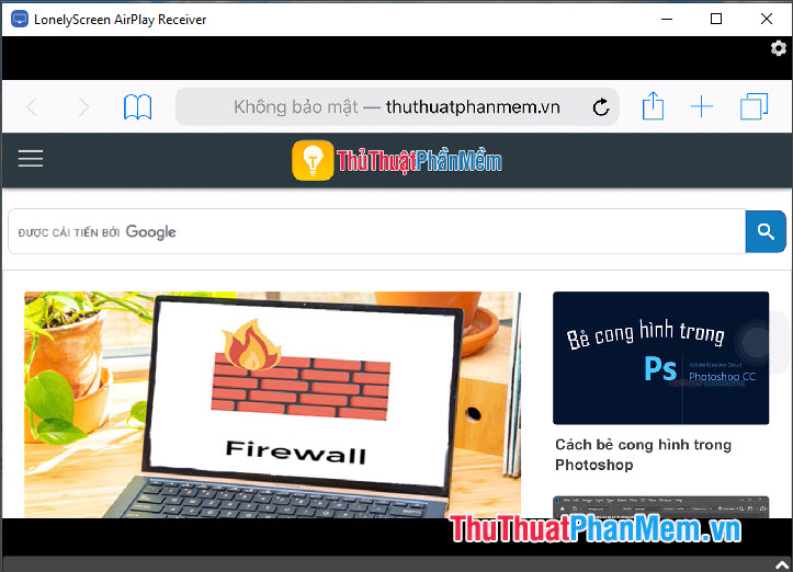 How to project iPhone screen on computer Picture 5