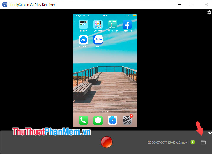 How to project iPhone screen on computer Picture 9