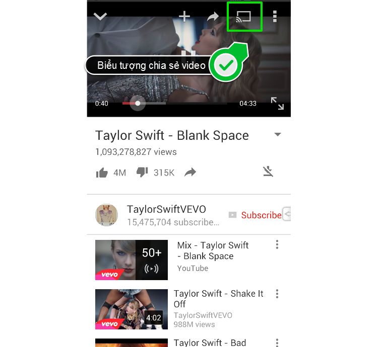 How to project YouTube videos from your phone to the TV Picture 6