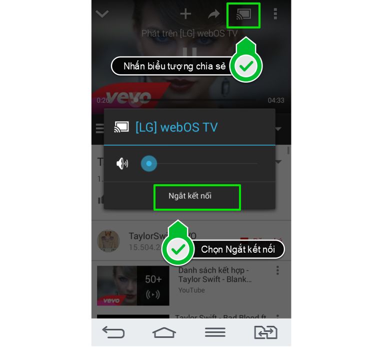 How to project YouTube videos from your phone to the TV Picture 9