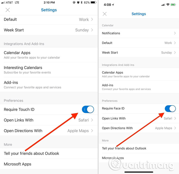 How to protect email with Face ID or Touch ID on iPhone Picture 3