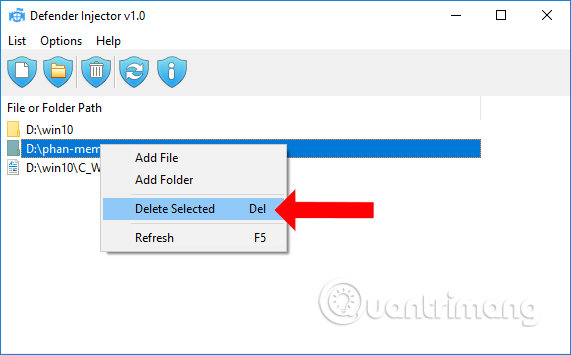 How to protect files from being mistakenly deleted by Windows Defender Picture 7