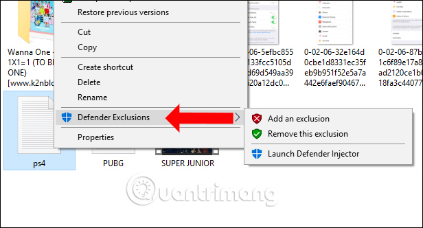 How to protect files from being mistakenly deleted by Windows Defender Picture 9