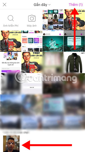 How to put a face on a photo 'I have grown up, double it' on the phone Picture 6