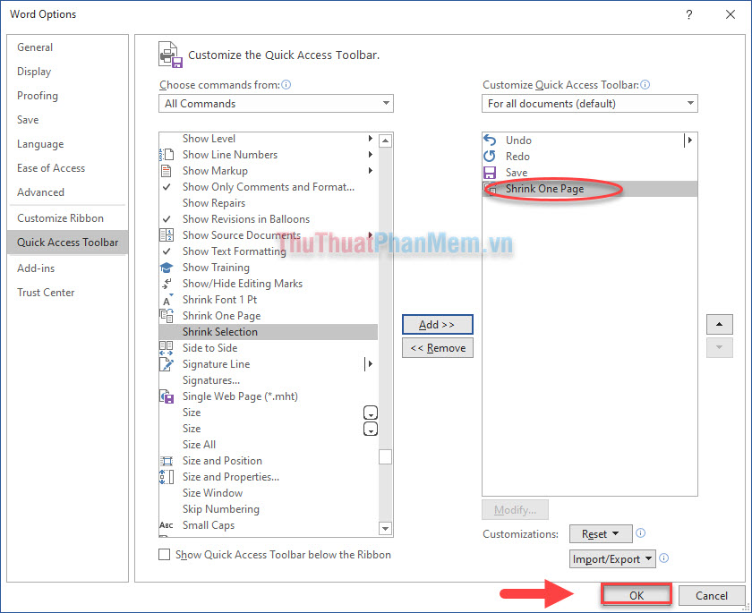 How to put pages in Word, collapse text in Word Picture 7