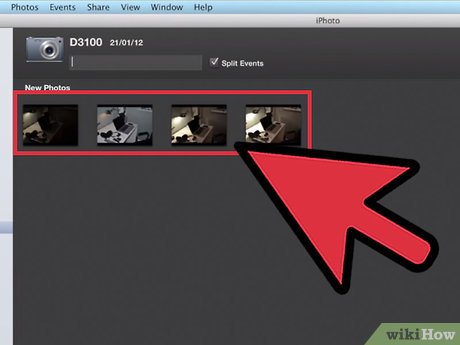 How to Put Photos Into iPhoto Picture 1