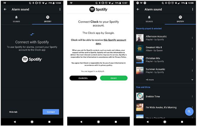 How to put Spotify Playlist into an alarm on Android Picture 1