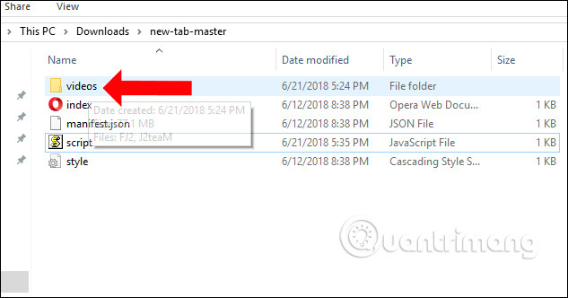 How to put videos for New Tab interface on Chrome Picture 10