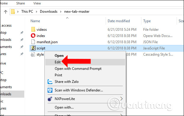 How to put videos for New Tab interface on Chrome Picture 6