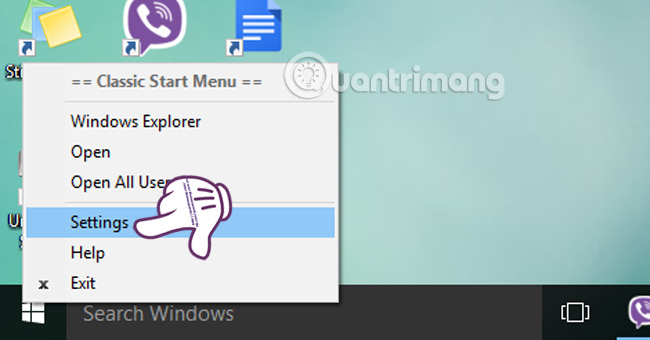 How to put Windows 7 Start button on Windows 10 computer Picture 4