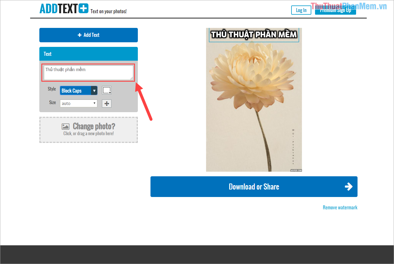 How to put words into photos online Picture 3