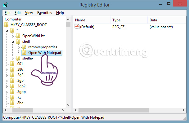 How to quickly open the data file with the Notepad editor Picture 4