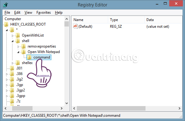 How to quickly open the data file with the Notepad editor Picture 6