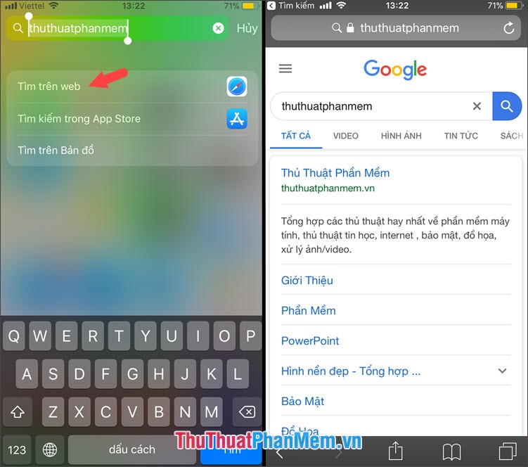 How to quickly search on iPhone with Spotlight Picture 4