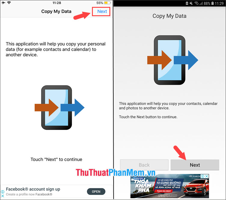 How to quickly transfer data between iPhone and Android phones Picture 14