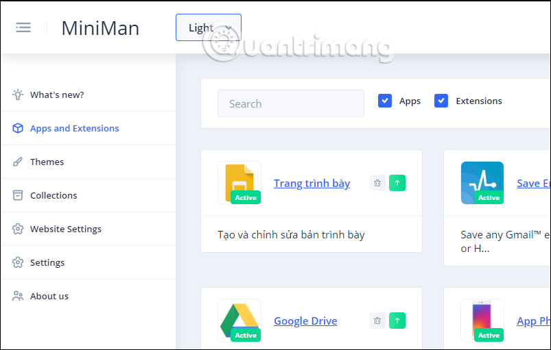 How to quickly turn off gadgets, apps, themes on Chrome Picture 4