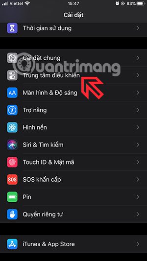 How to quickly turn on dark mode on iPhone using Control Center Picture 1