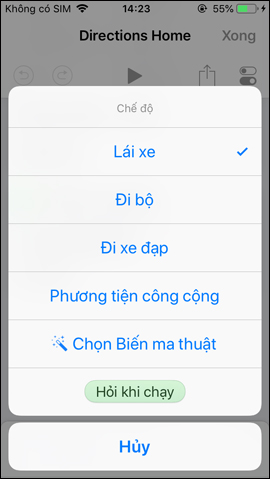 How to quickly use iPhone maps from the main screen Picture 7