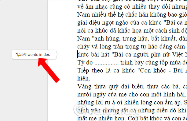 How to quickly view numbers from Google Docs Picture 3
