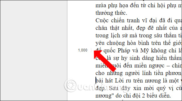 How to quickly view numbers from Google Docs Picture 4