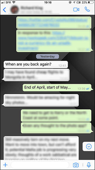 How to quote messages when chatting on Whatsapp Picture 1