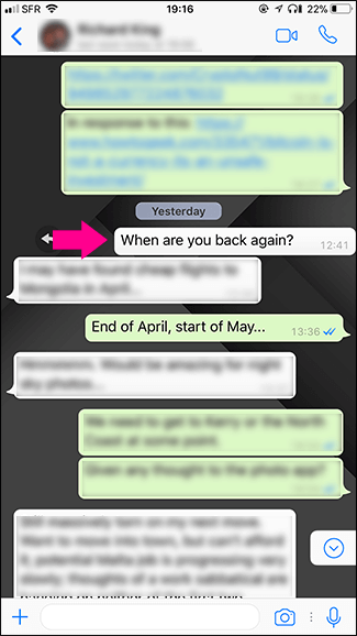 How to quote messages when chatting on Whatsapp Picture 2