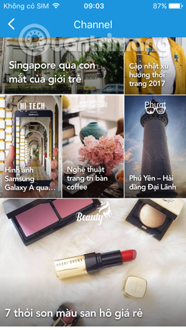 How to read newspapers on mobile using Zalo Channel Picture 3