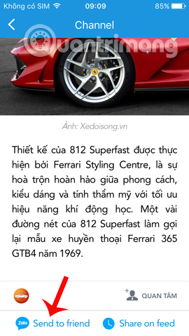 How to read newspapers on mobile using Zalo Channel Picture 7