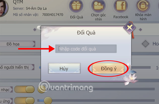 How to receive a gift of the Fire VNG player with Gift Code Picture 4