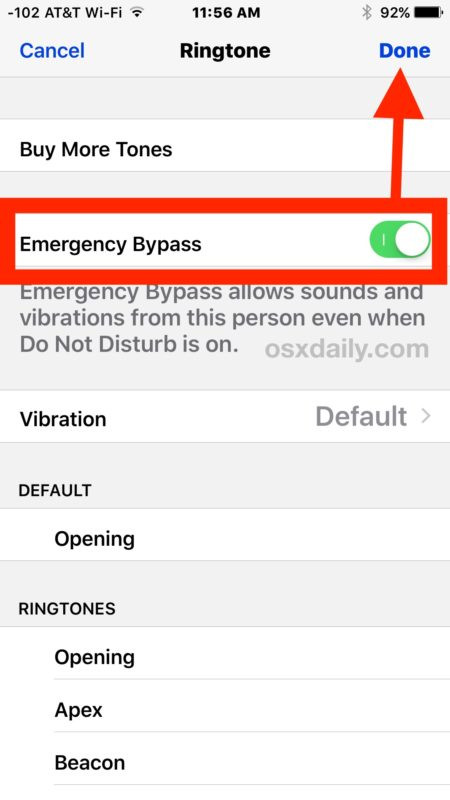 How to receive emergency calls while in Do not Disturb mode on iPhone Picture 3