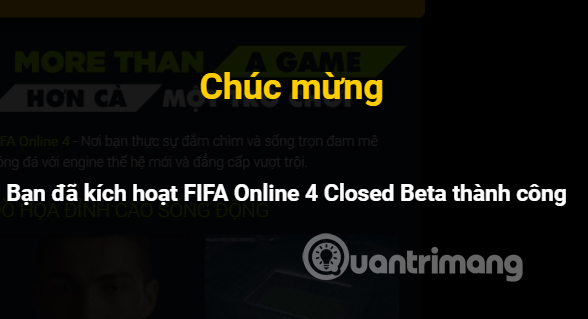 How to receive FIFA Online key 4 Close Beta version Picture 8