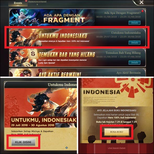 How to receive General Wiro Sableng Lien Quan Mobile: Garena Picture 2