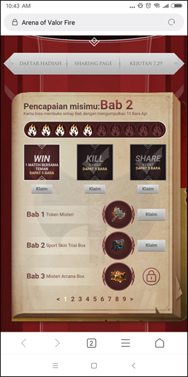 How to receive General Wiro Sableng Lien Quan Mobile: Garena Picture 3
