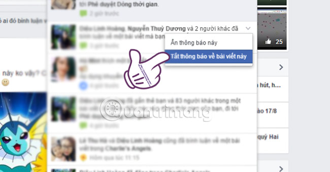How to receive notifications of Facebook posts even without comment Picture 4