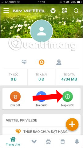 How to recharge scratch cards by taking photos on My Viettel Picture 3
