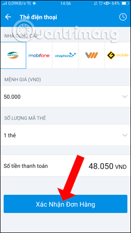 How to recharge your phone via Zalo Pay application Picture 11