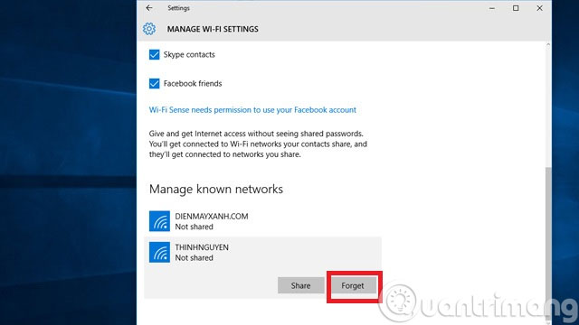 How to reconnect Wifi on Windows 10 when the password changes? Picture 3