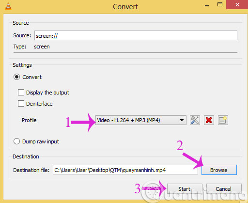 How to record a screen with VLC Media Player? Picture 6