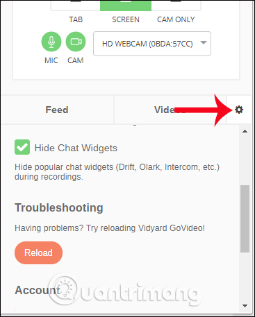 How to record a video screen, webcam using the LookIt widget Picture 20